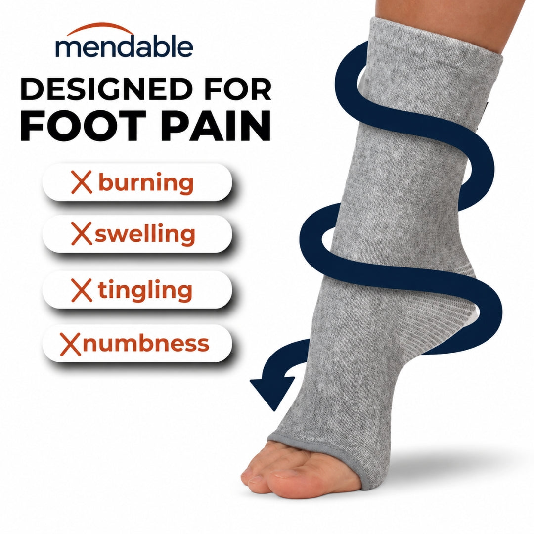 Mendable CloudStep™ Bamboo Foot Sleeves
