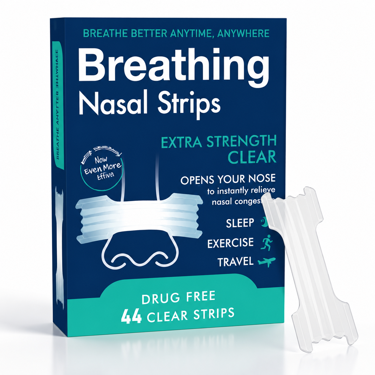 Clear Breathing Nasal Strips