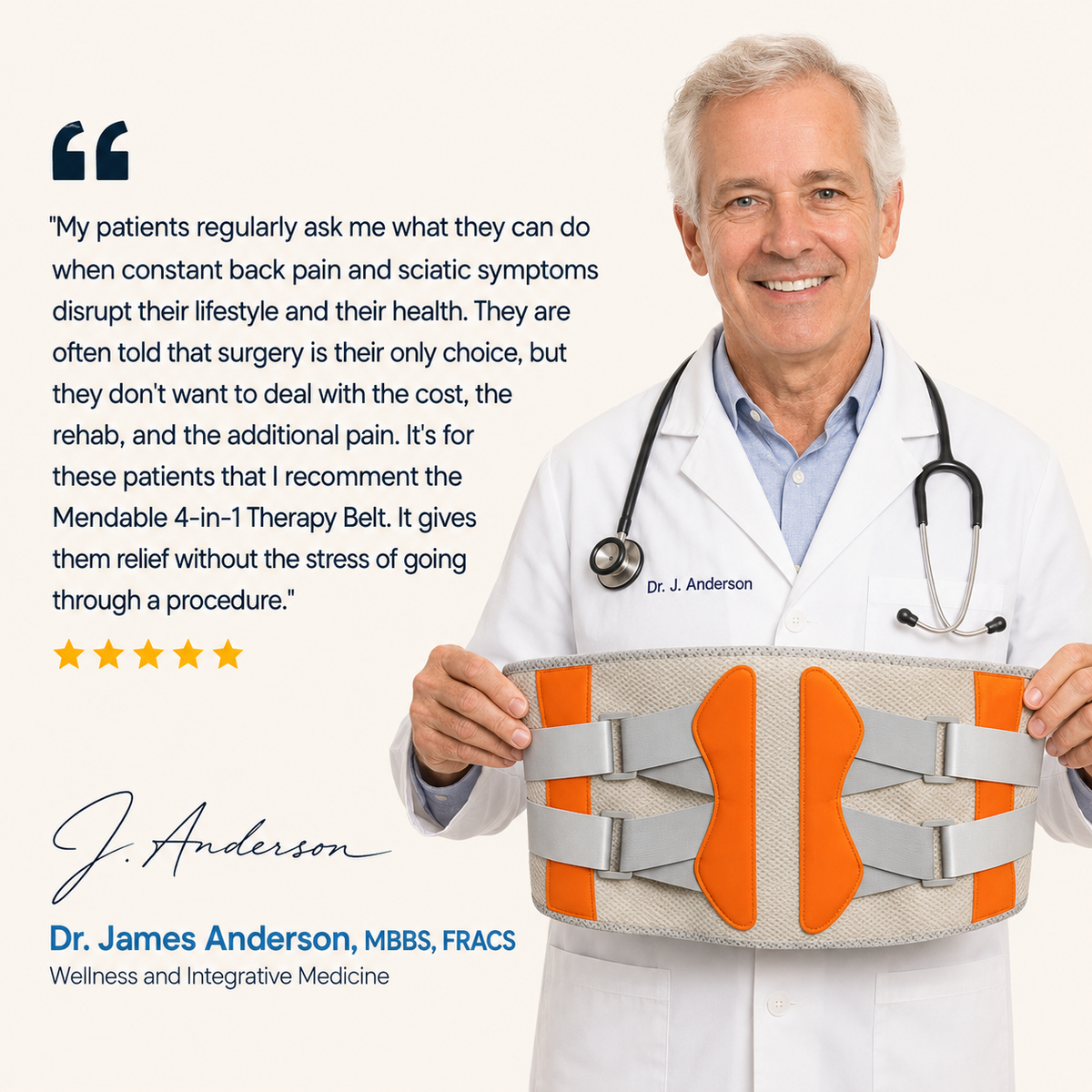 Mendable 4-in-1 Therapy Belt
