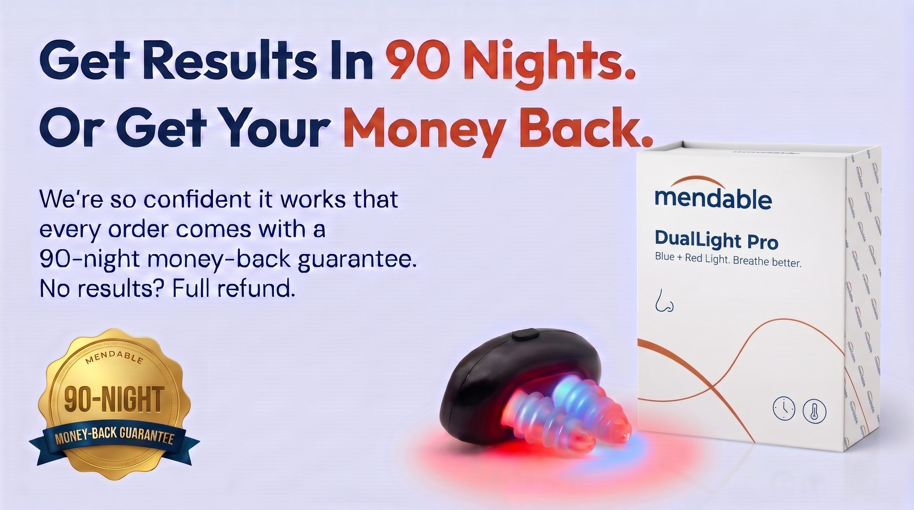 Mendable 90-night money-back guarantee
