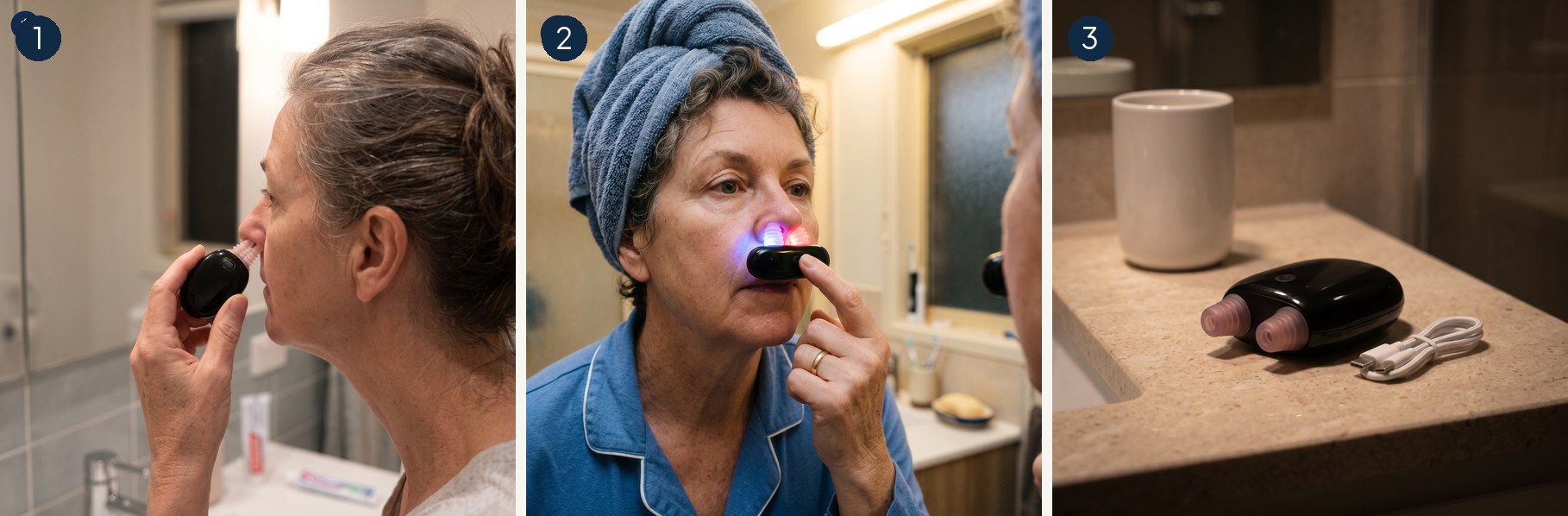 Mendable DualLight Pro in three steps